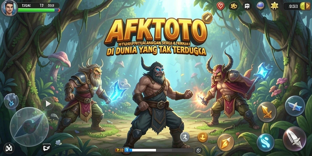 Tampilan gameplay AFKTOTO yang penuh tantangan dan petualangan.