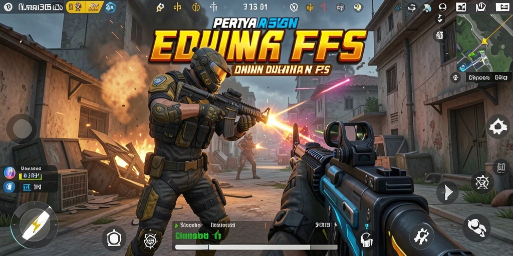 Tampilan gameplay CINA365 dengan grafis memukau dan pertarungan intens.