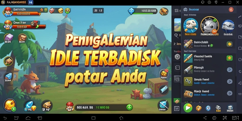 Tampilan gameplay yang menarik di RAJABANDAR88.