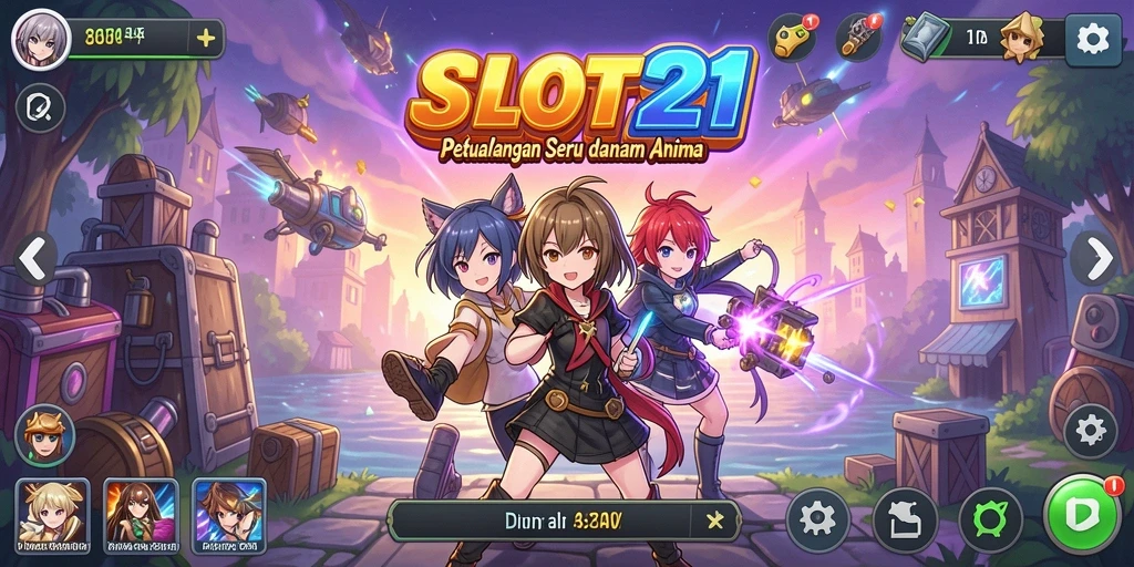 Tangkapan layar menampilkan gameplay seru di dunia Anime.