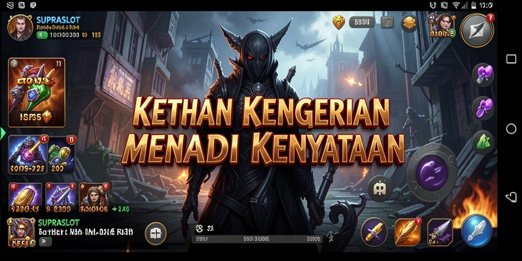 Gameplay SUPRASLOT yang menegangkan dengan suasana Horror mencekam.